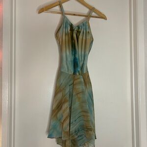 Danskin Tie-Dye High Low Dress